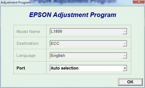 爱普生清零软件EPSON_L1800